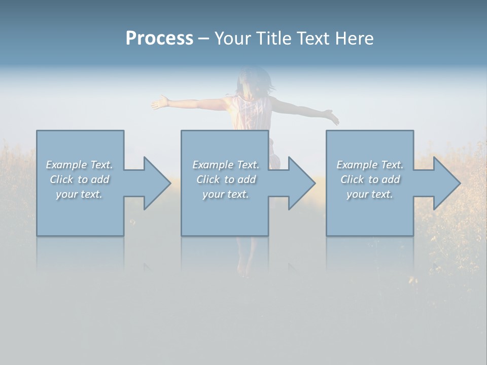 Jump Fun Person PowerPoint Template