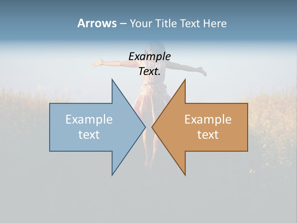 Jump Fun Person PowerPoint Template