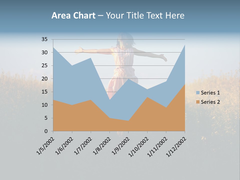Jump Fun Person PowerPoint Template