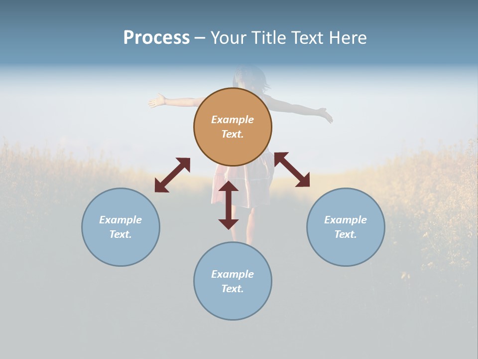 Jump Fun Person PowerPoint Template