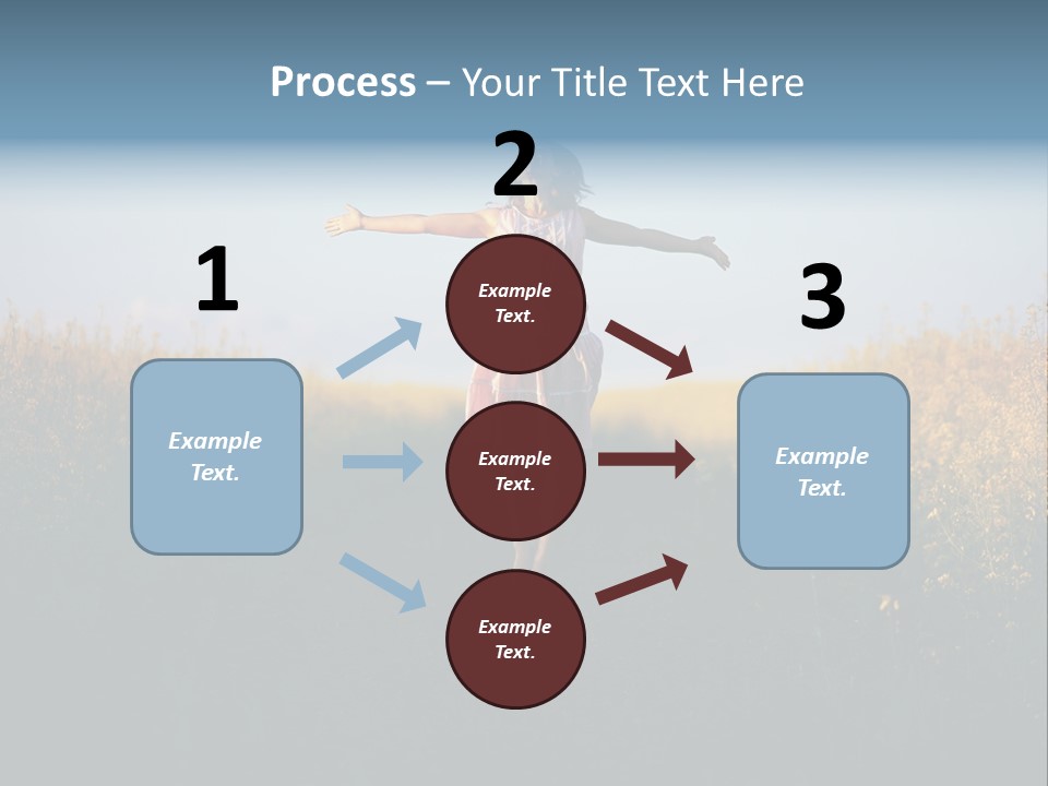 Jump Fun Person PowerPoint Template
