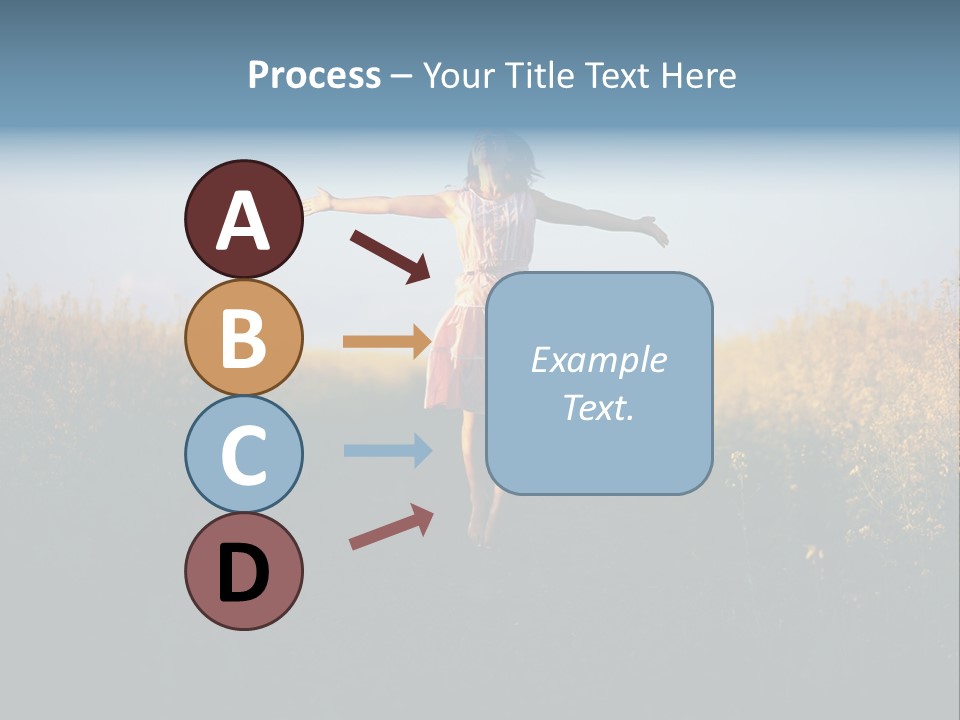 Jump Fun Person PowerPoint Template
