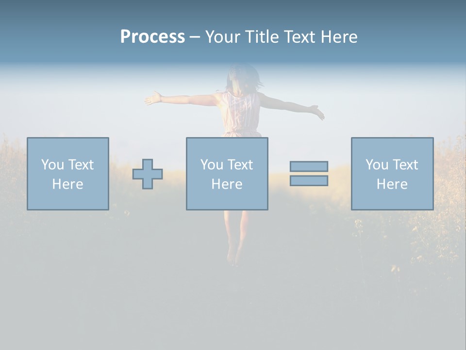 Jump Fun Person PowerPoint Template