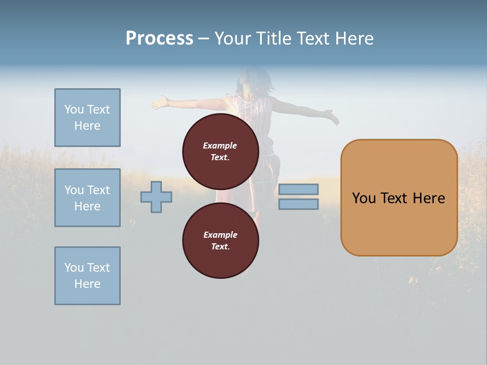 Jump Fun Person PowerPoint Template