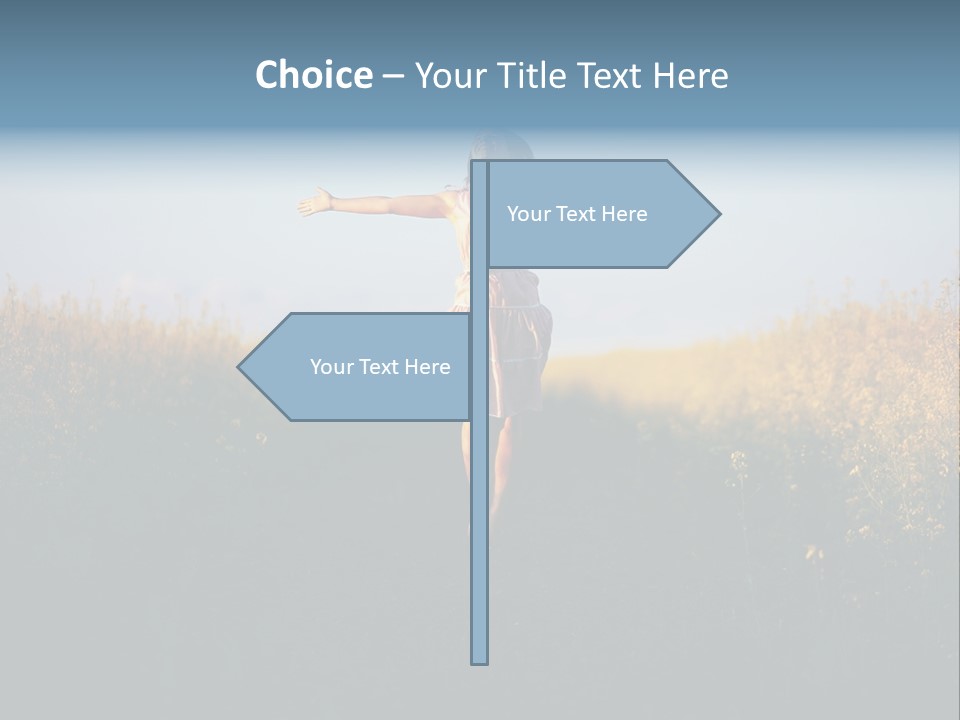 Jump Fun Person PowerPoint Template