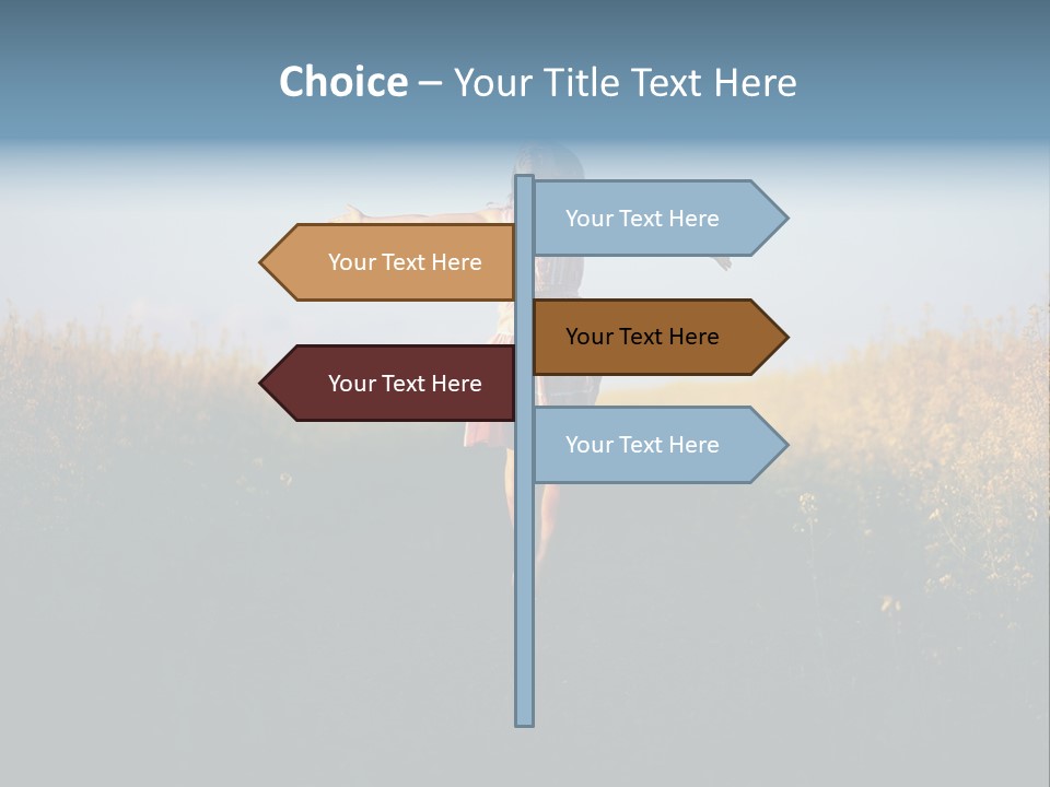 Jump Fun Person PowerPoint Template