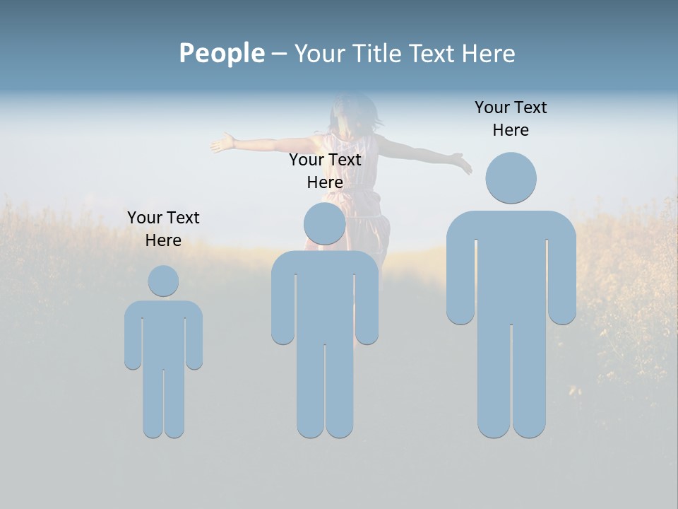 Jump Fun Person PowerPoint Template