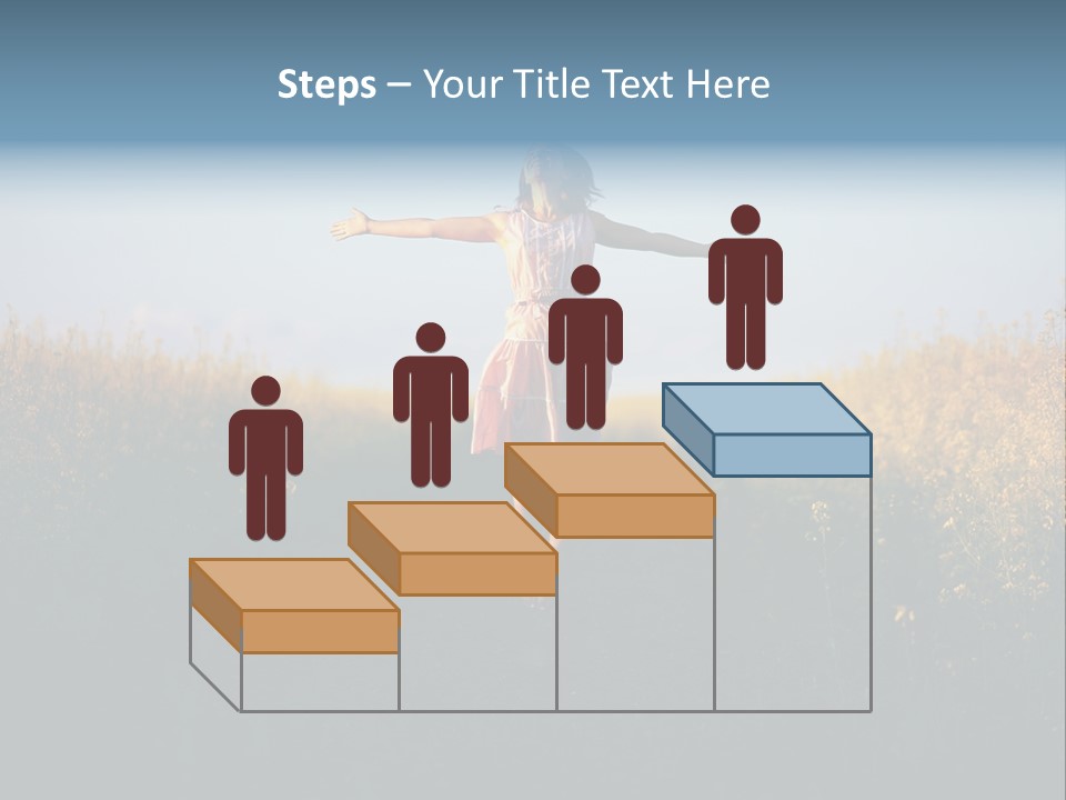 Jump Fun Person PowerPoint Template