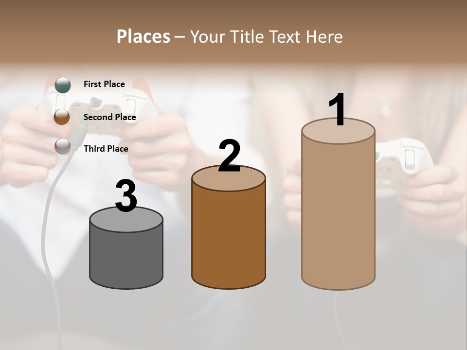 Indoors Victory Technology PowerPoint Template
