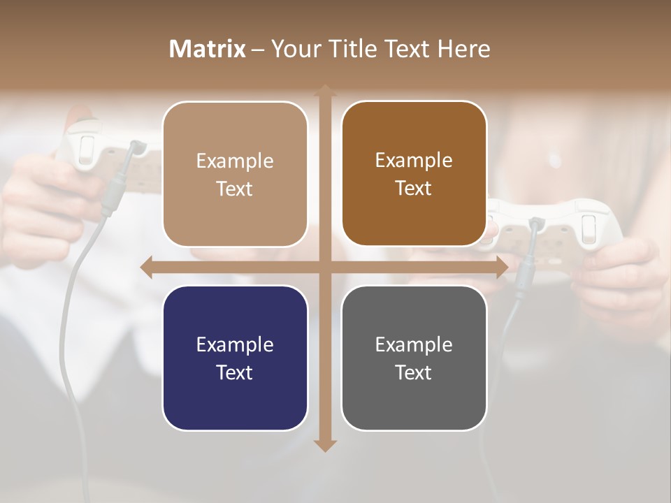 Indoors Victory Technology PowerPoint Template