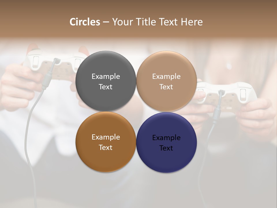 Indoors Victory Technology PowerPoint Template