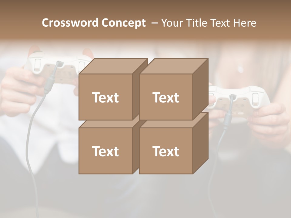 Indoors Victory Technology PowerPoint Template