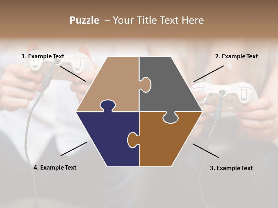 Indoors Victory Technology PowerPoint Template