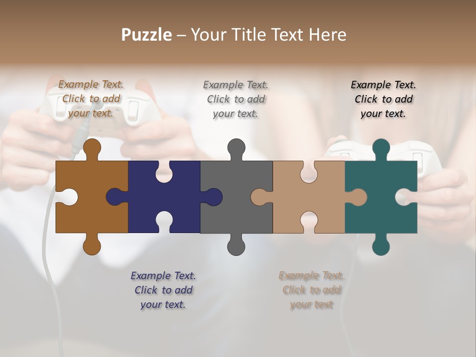 Indoors Victory Technology PowerPoint Template