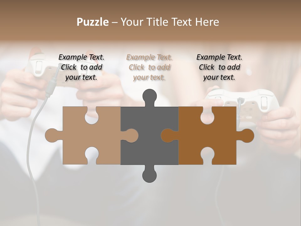 Indoors Victory Technology PowerPoint Template