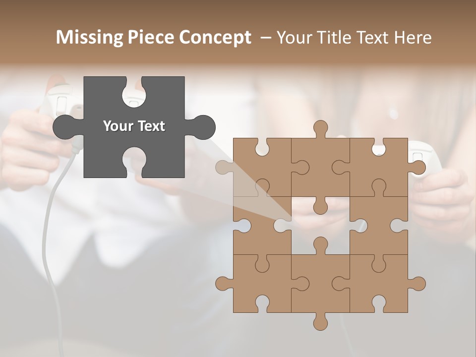 Indoors Victory Technology PowerPoint Template