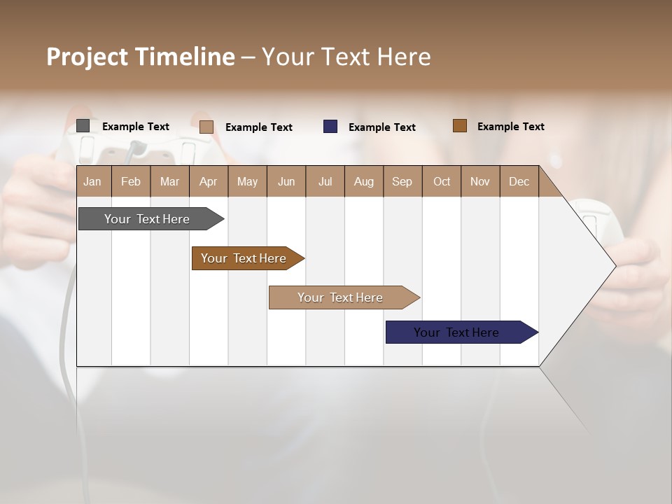 Indoors Victory Technology PowerPoint Template