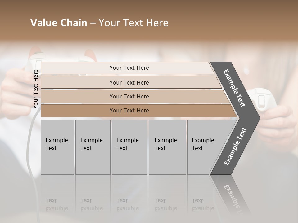 Indoors Victory Technology PowerPoint Template