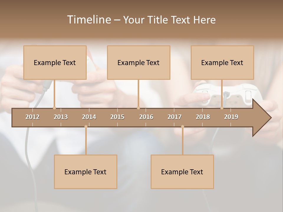 Indoors Victory Technology PowerPoint Template