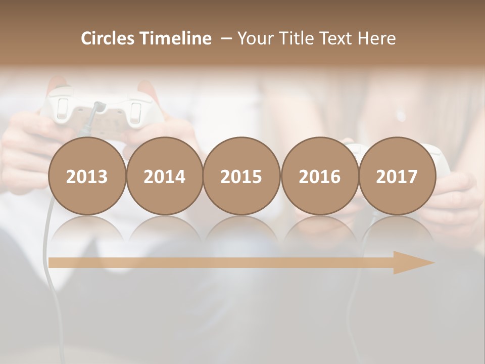 Indoors Victory Technology PowerPoint Template