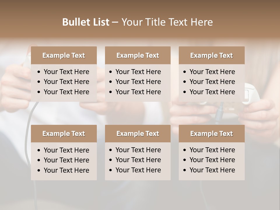 Indoors Victory Technology PowerPoint Template