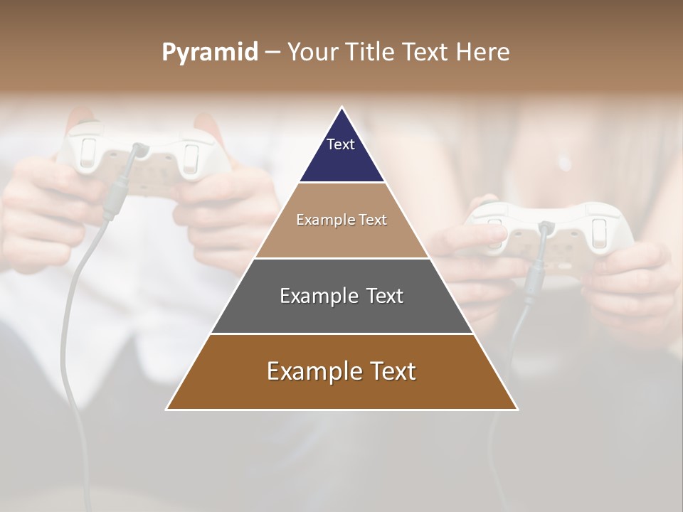Indoors Victory Technology PowerPoint Template