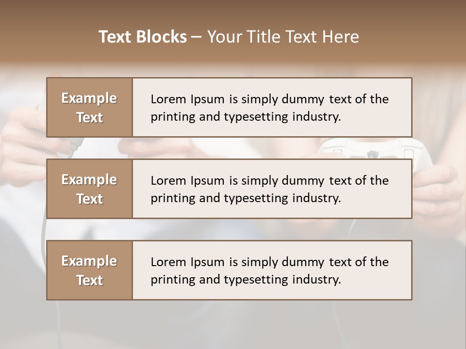 Indoors Victory Technology PowerPoint Template