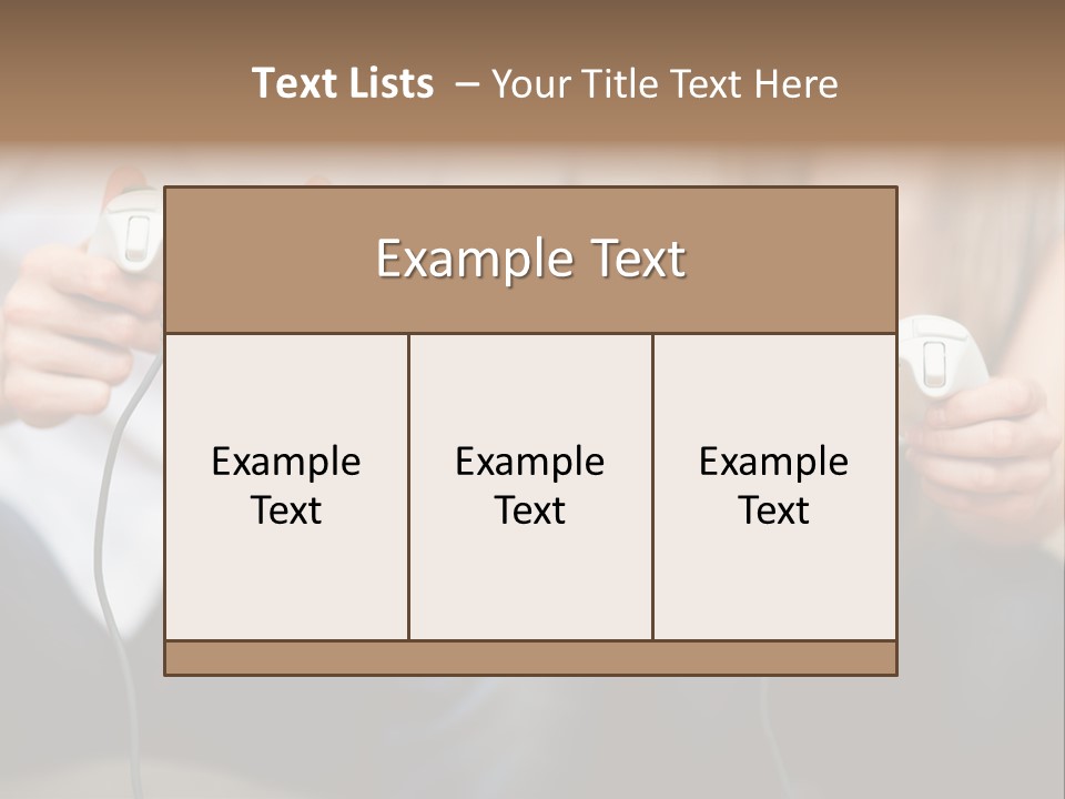 Indoors Victory Technology PowerPoint Template