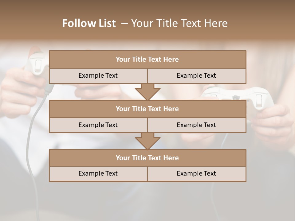 Indoors Victory Technology PowerPoint Template