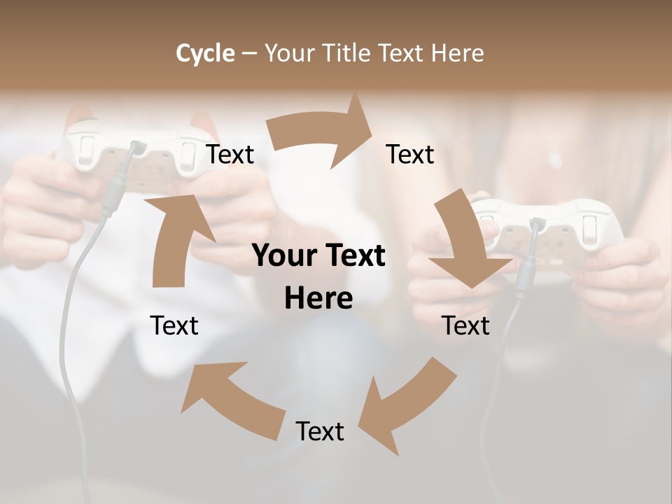 Indoors Victory Technology PowerPoint Template