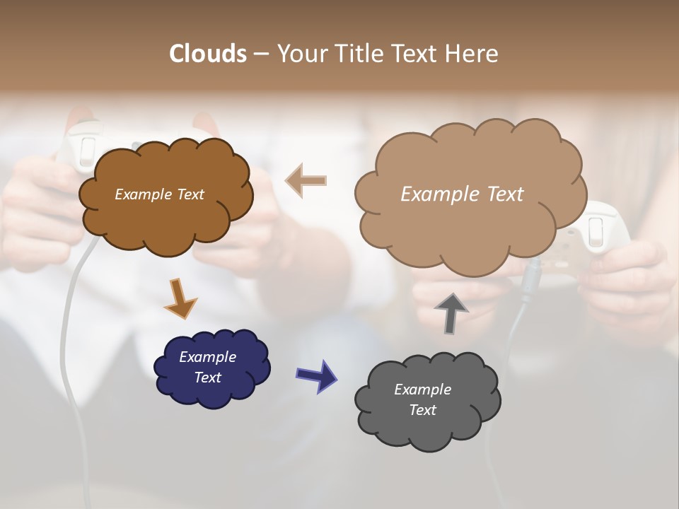 Indoors Victory Technology PowerPoint Template