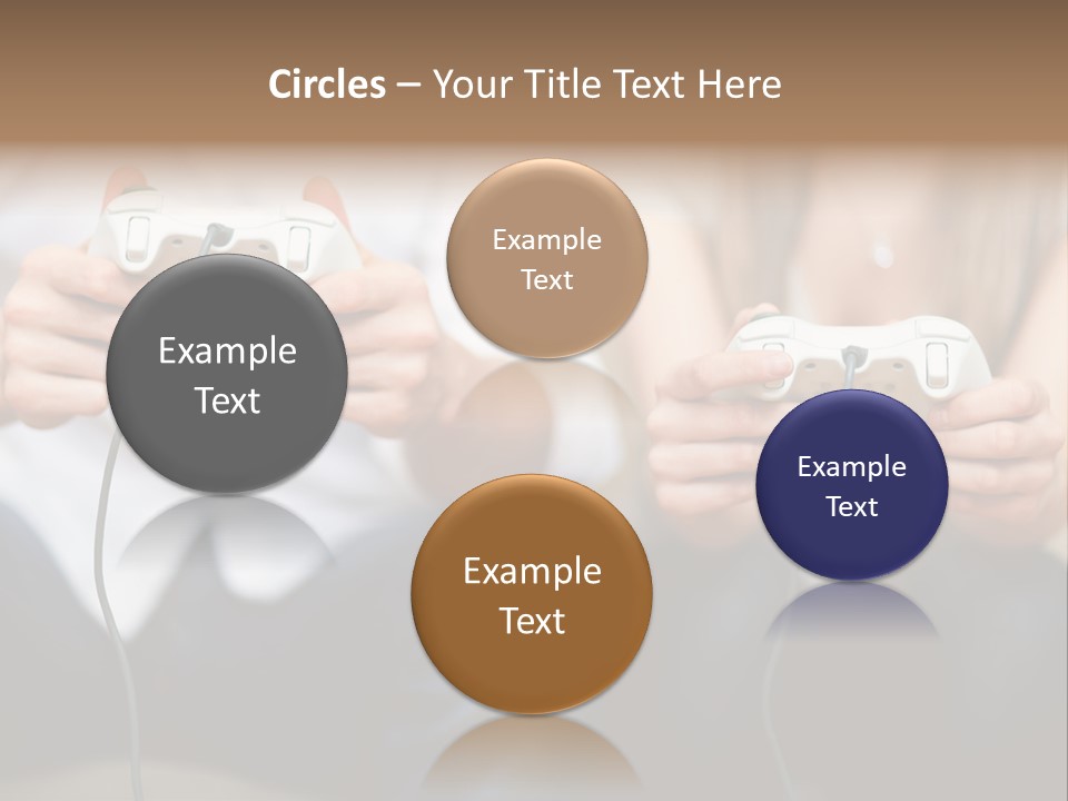 Indoors Victory Technology PowerPoint Template