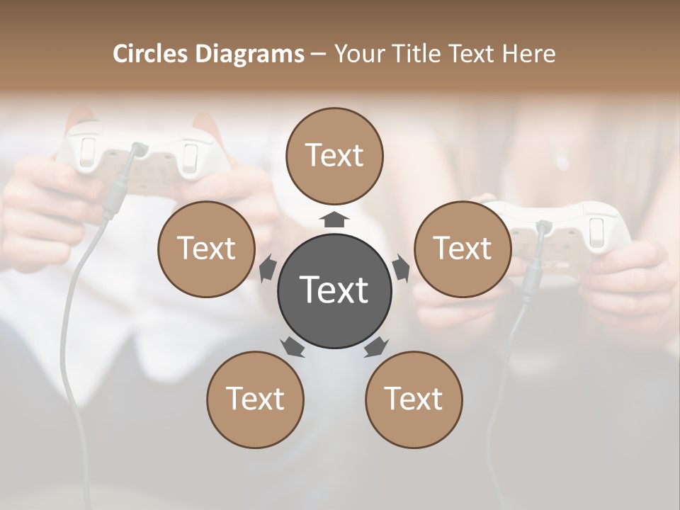 Indoors Victory Technology PowerPoint Template