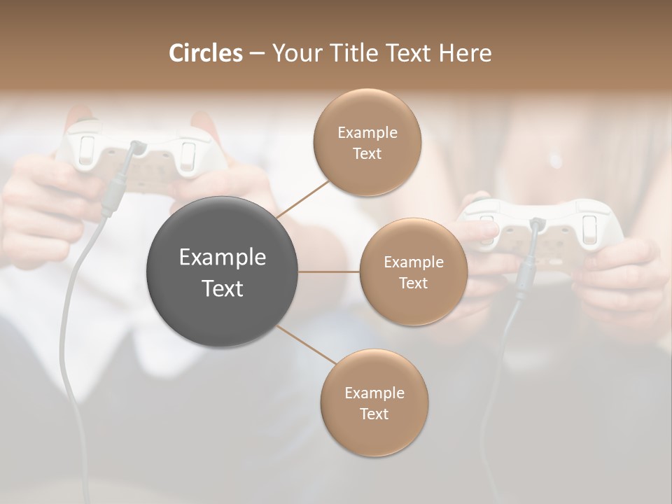 Indoors Victory Technology PowerPoint Template