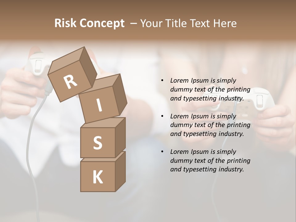 Indoors Victory Technology PowerPoint Template