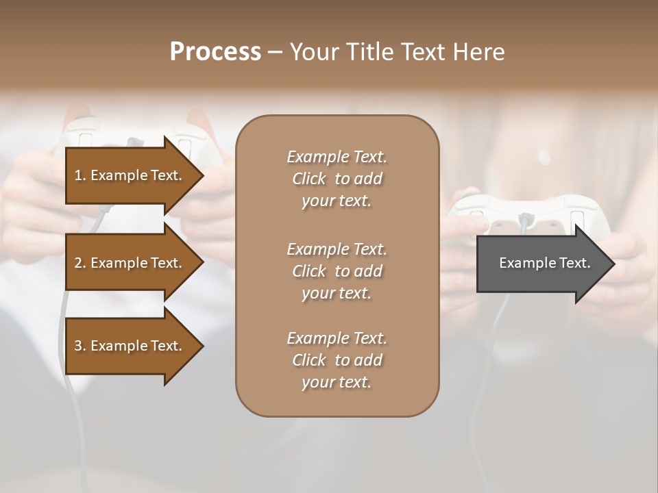 Indoors Victory Technology PowerPoint Template