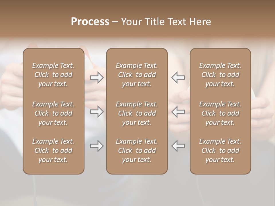 Indoors Victory Technology PowerPoint Template