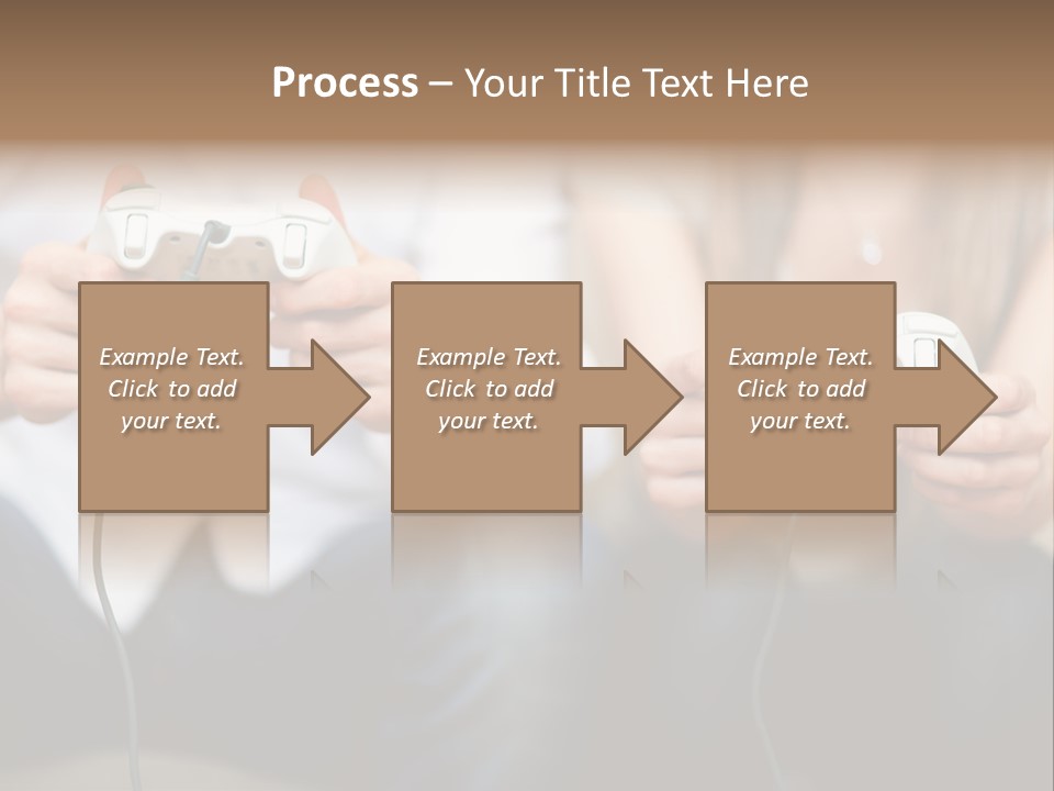 Indoors Victory Technology PowerPoint Template