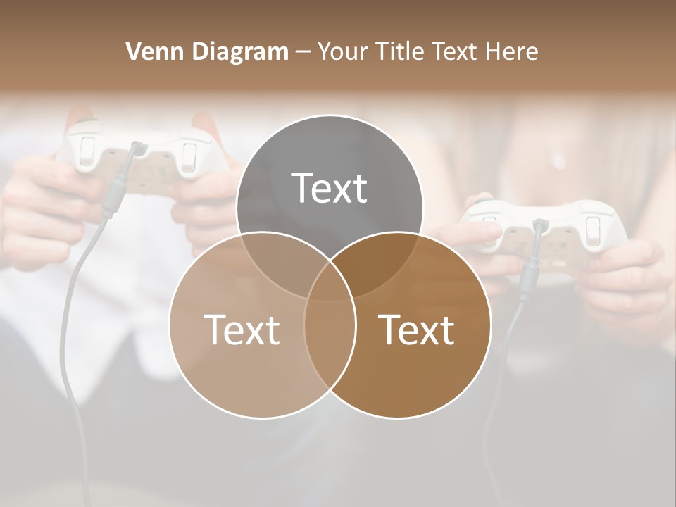 Indoors Victory Technology PowerPoint Template