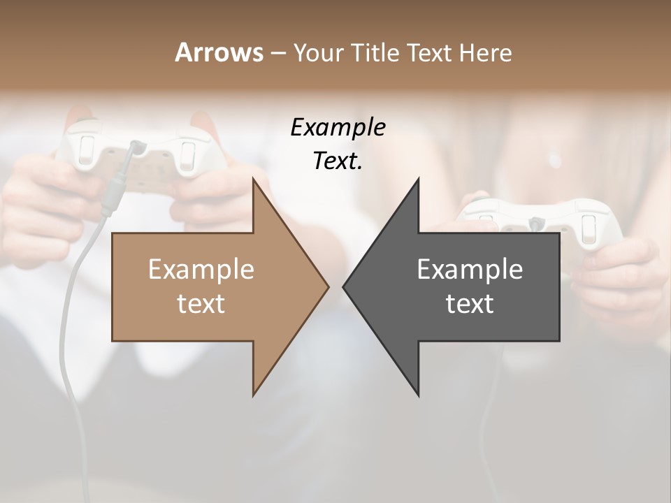 Indoors Victory Technology PowerPoint Template
