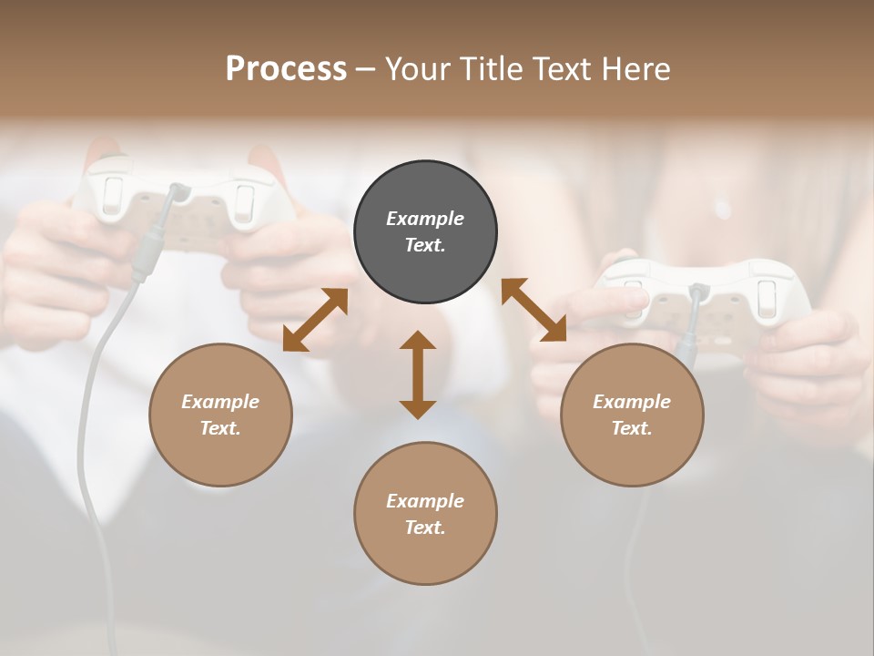 Indoors Victory Technology PowerPoint Template