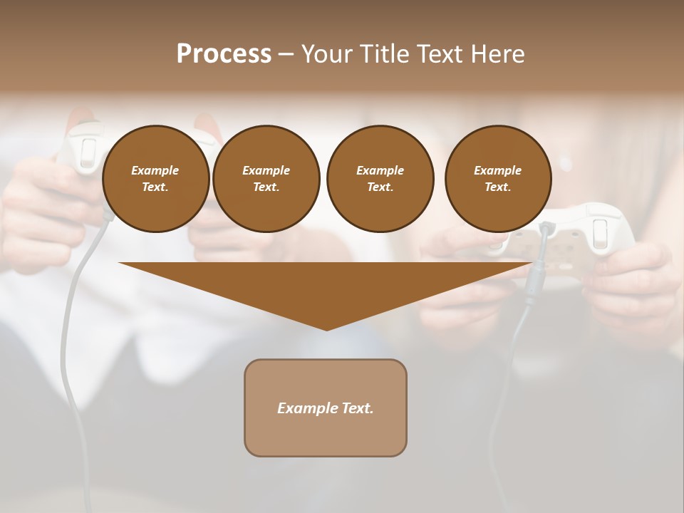 Indoors Victory Technology PowerPoint Template
