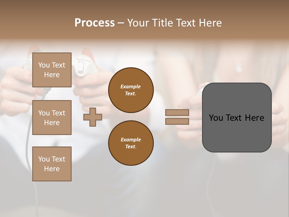 Indoors Victory Technology PowerPoint Template
