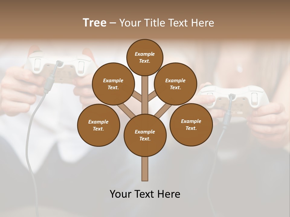 Indoors Victory Technology PowerPoint Template