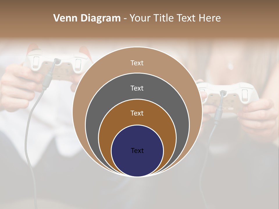 Indoors Victory Technology PowerPoint Template