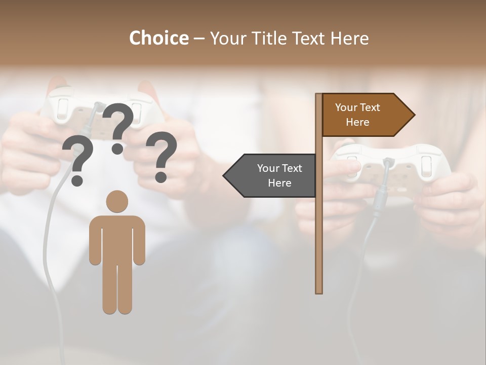 Indoors Victory Technology PowerPoint Template