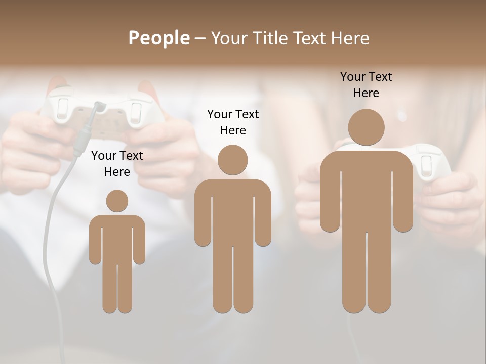 Indoors Victory Technology PowerPoint Template