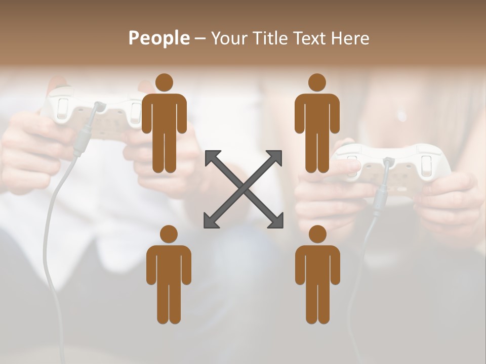 Indoors Victory Technology PowerPoint Template