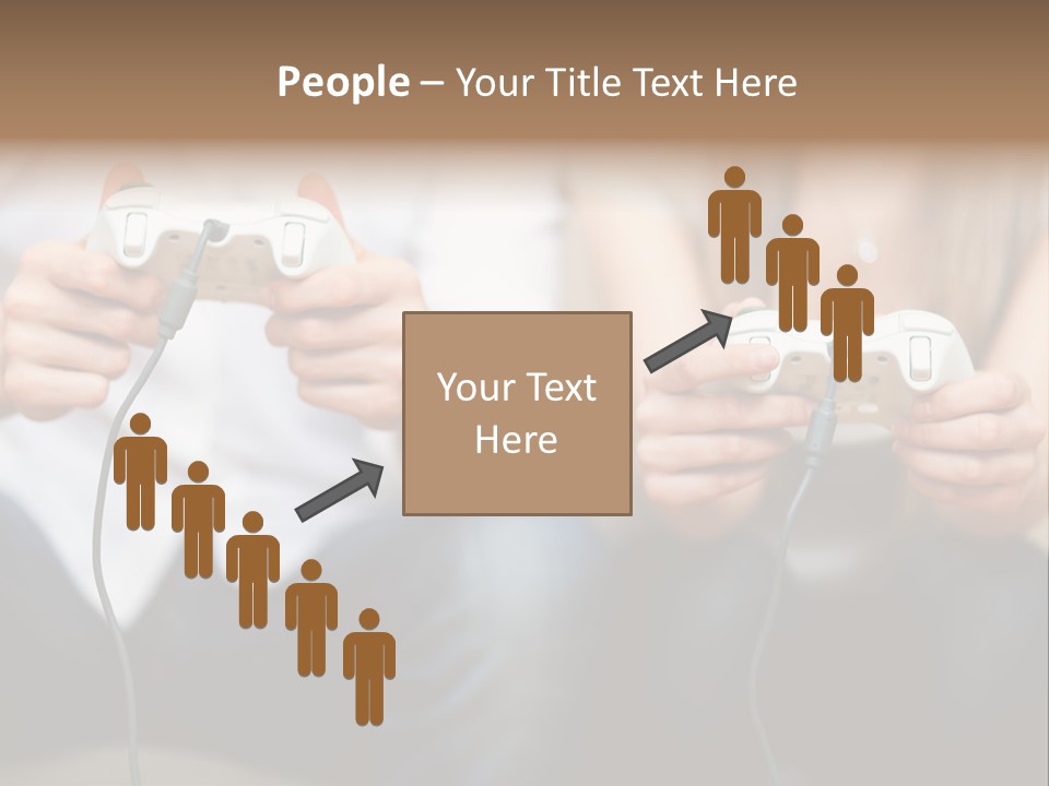 Indoors Victory Technology PowerPoint Template