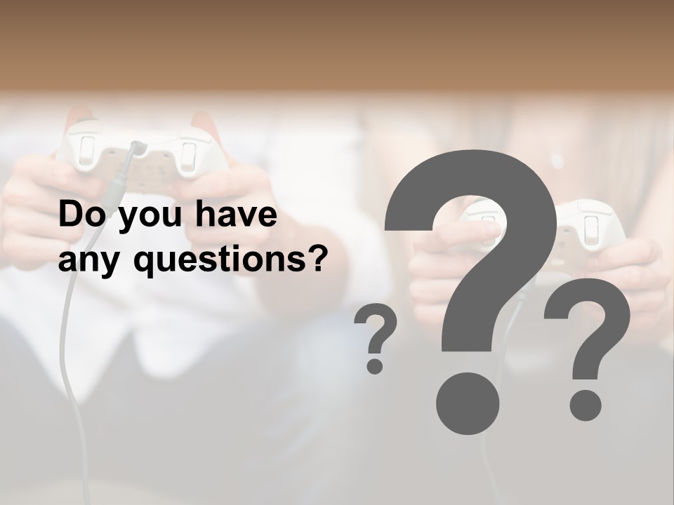 Indoors Victory Technology PowerPoint Template